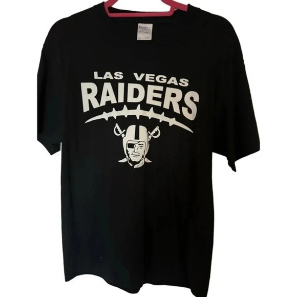 Port & Company Black Core Blend Las Vegas Raiders T-Shirt Size M - Picture 1 of 2